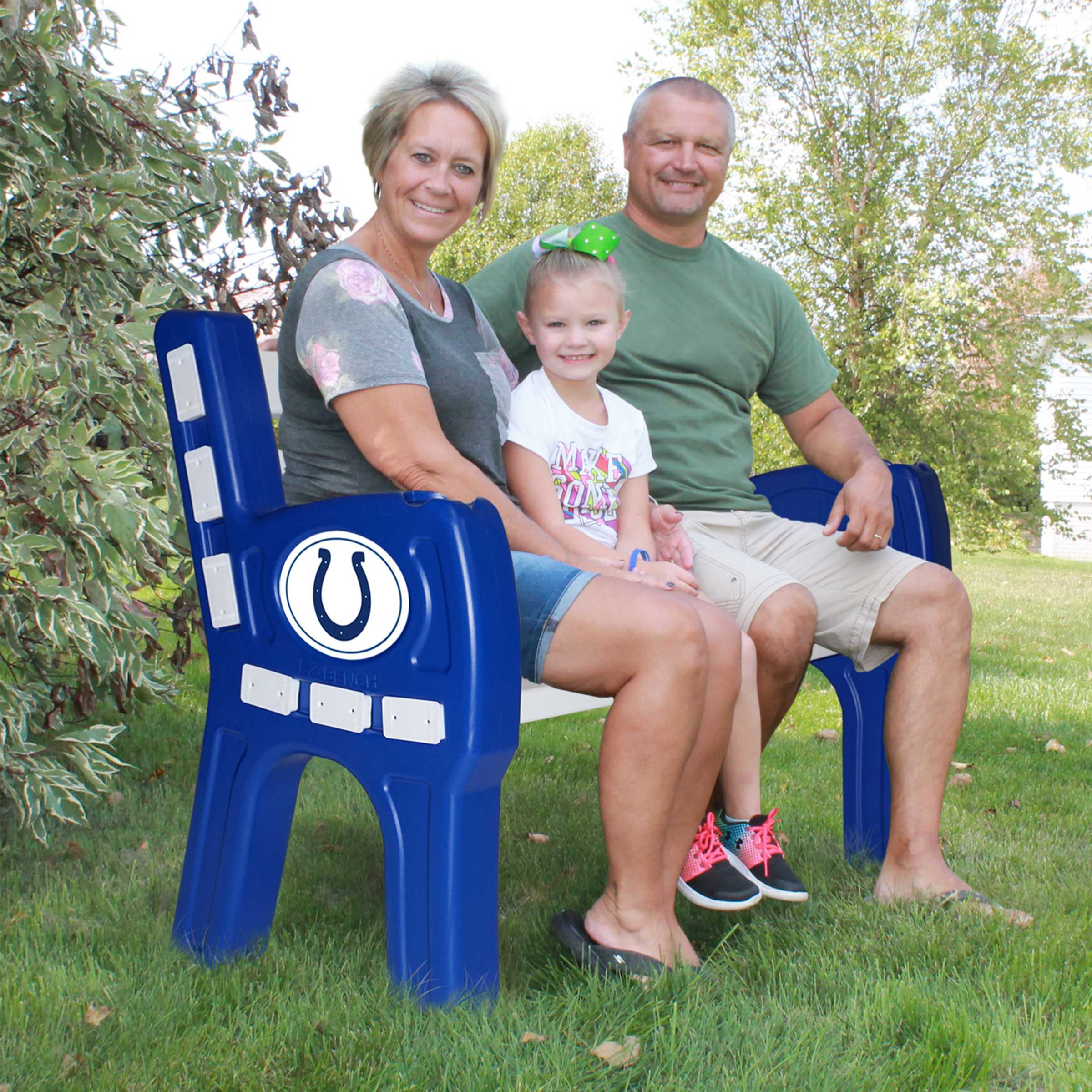 INDIANAPOLIS COLTS PARK BENCH