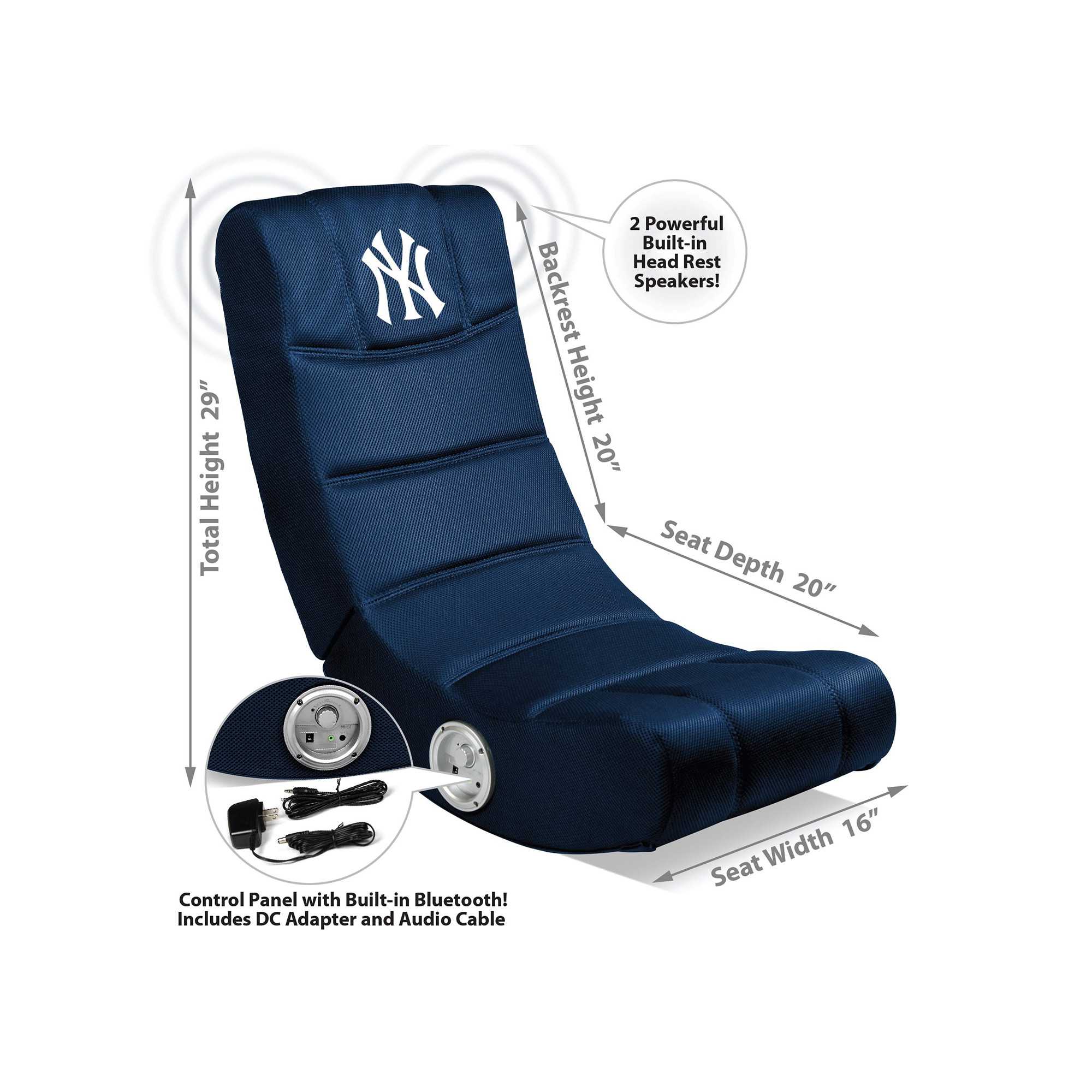New York Yankees Video Chair W/ Bluetooth