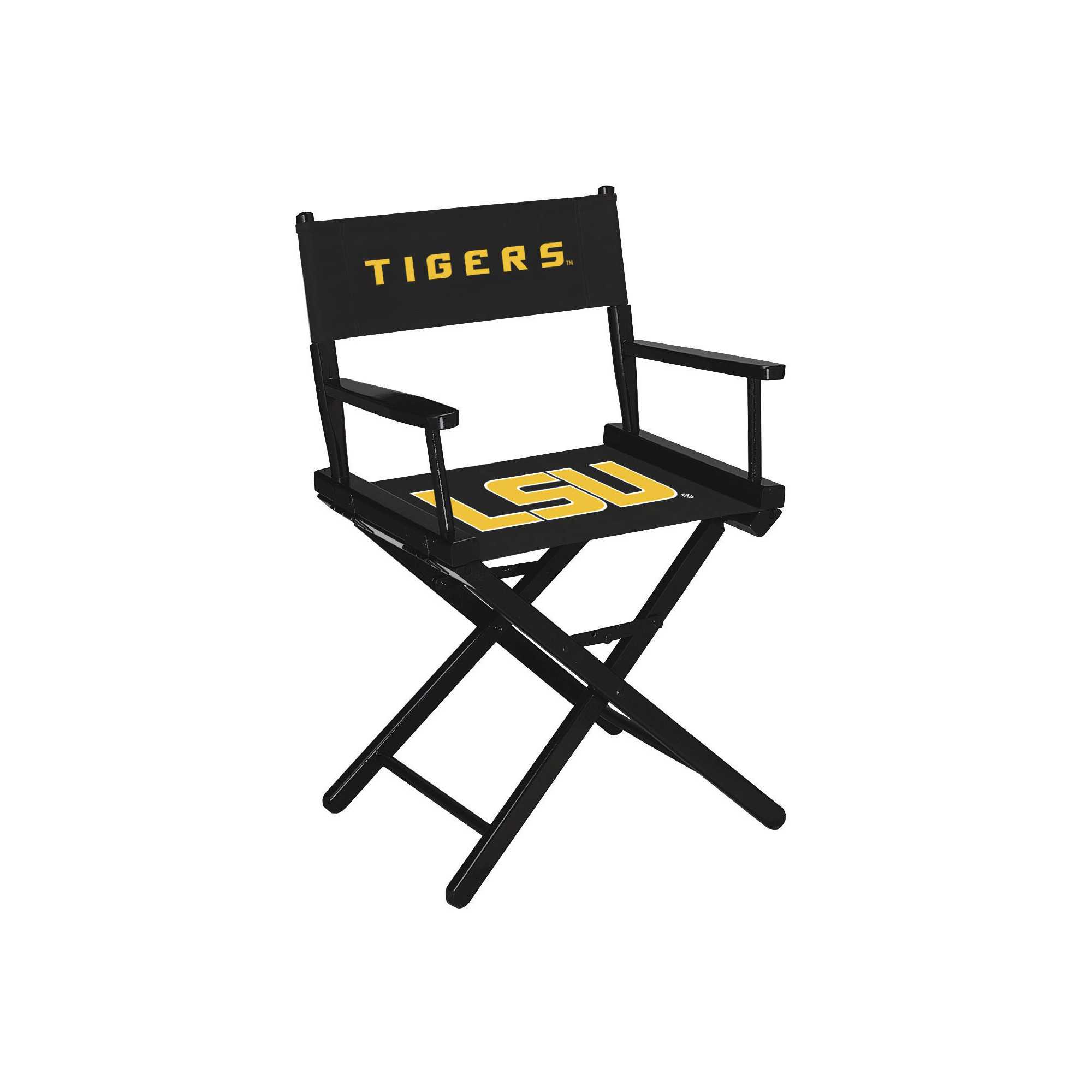 LOUISIANA STATE UNIVERSITY DIRECTORS CHAIR-TABLE HEIGHT