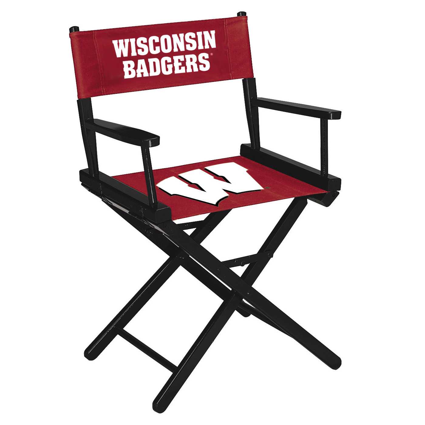 UNIVERSITY OF WISCONSIN DIRECTORS CHAIR-TABLE HEIGHT