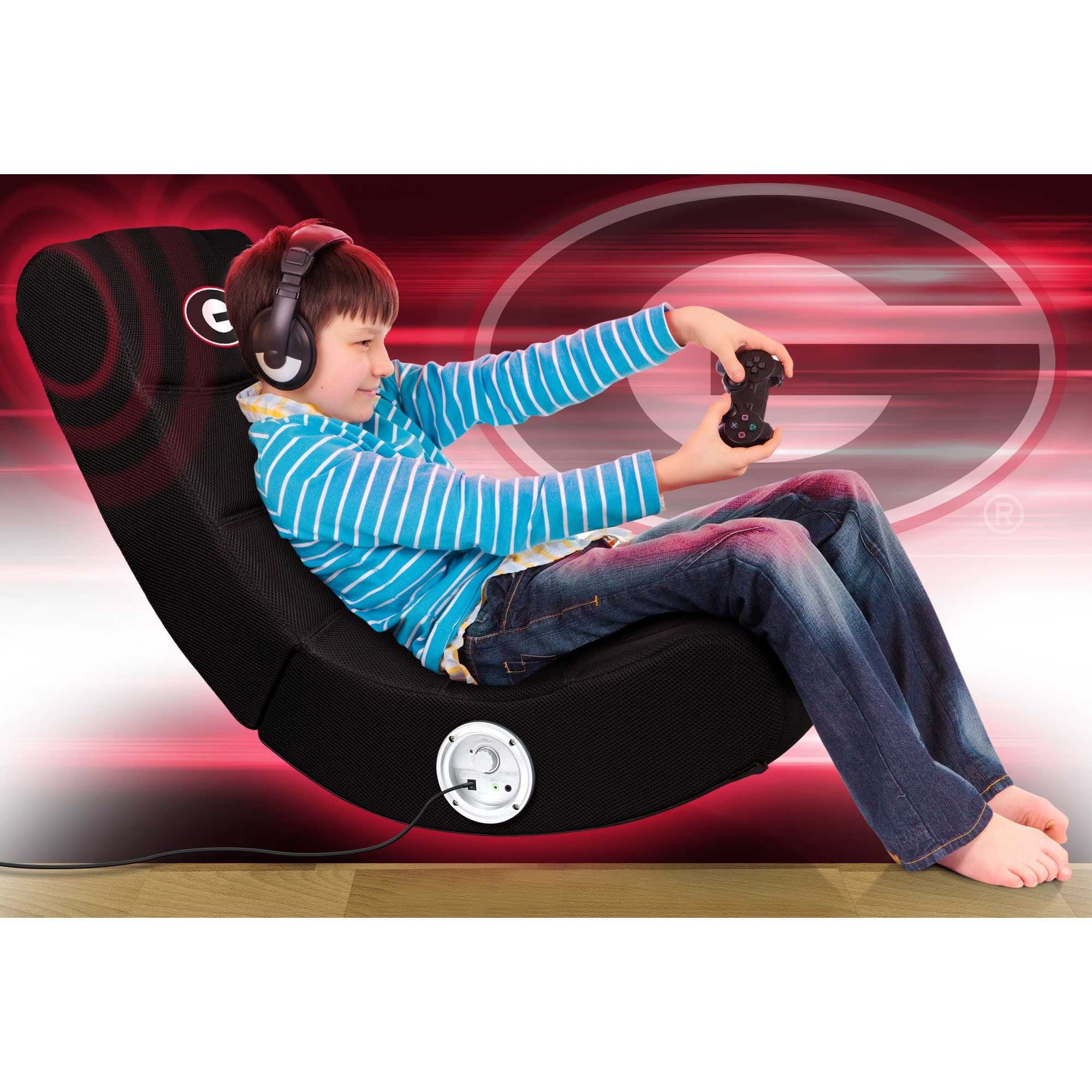 Georgia Bulldogs Video Chair With Blue Tooth