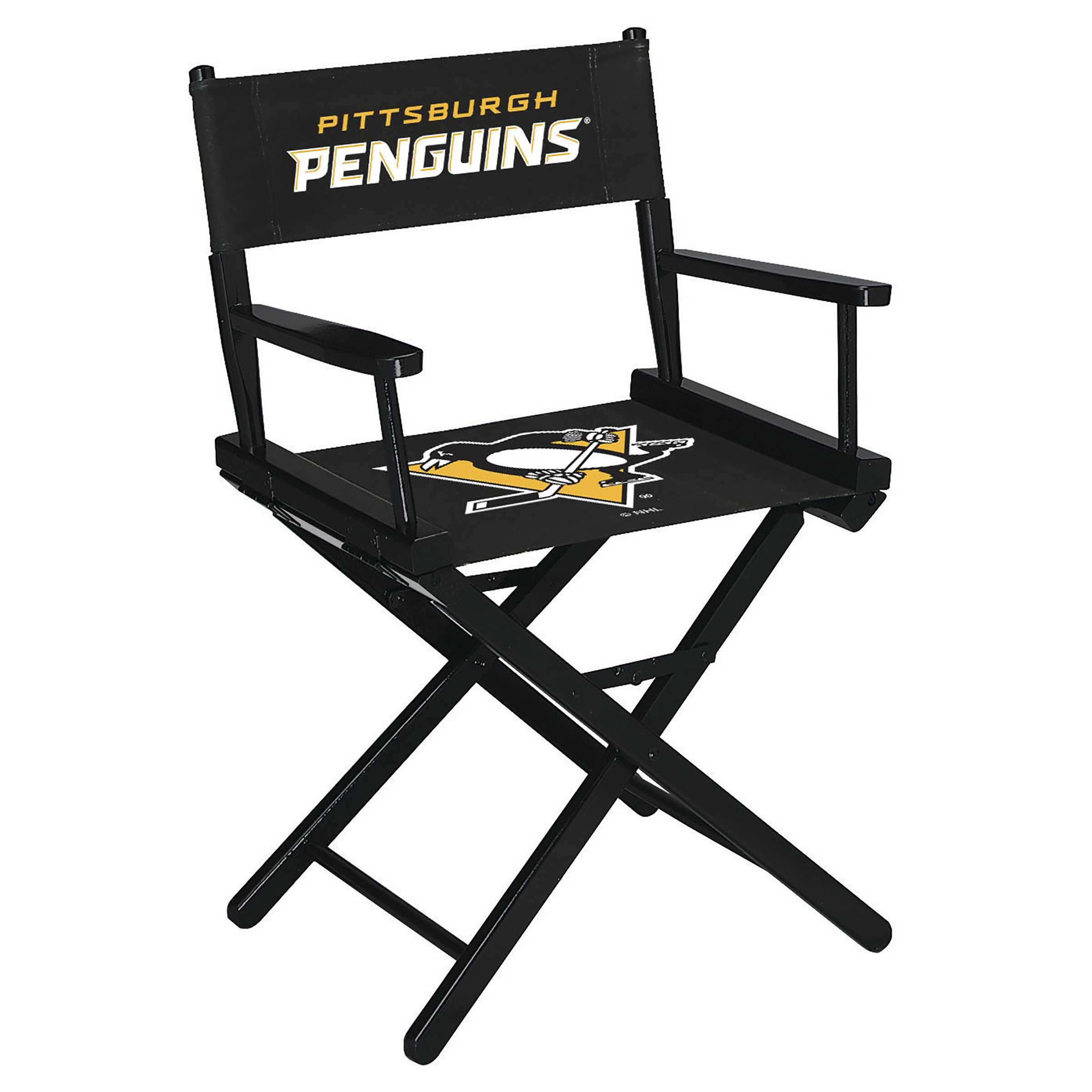 PITTSBURGH PENGUINS TABLE HEIGHT DIRECTORS CHAIR