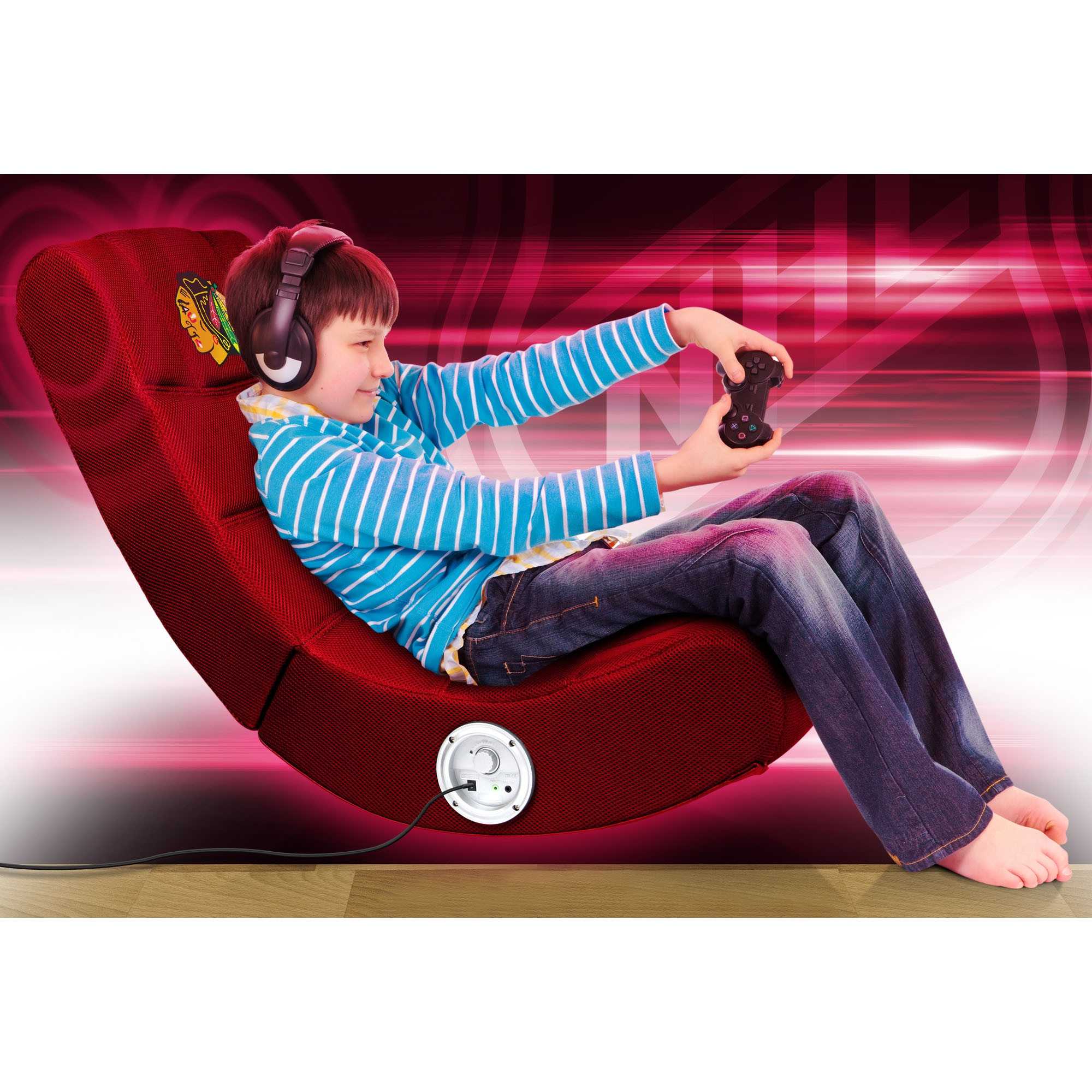 Chicago Blackhawks Video Chair W/Bluetooth