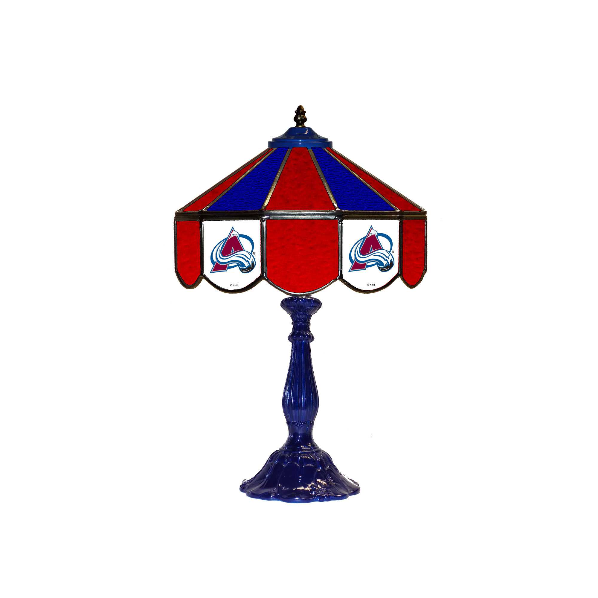 COLORODO AVALANCHE 21" GLASS TABLE LAMP