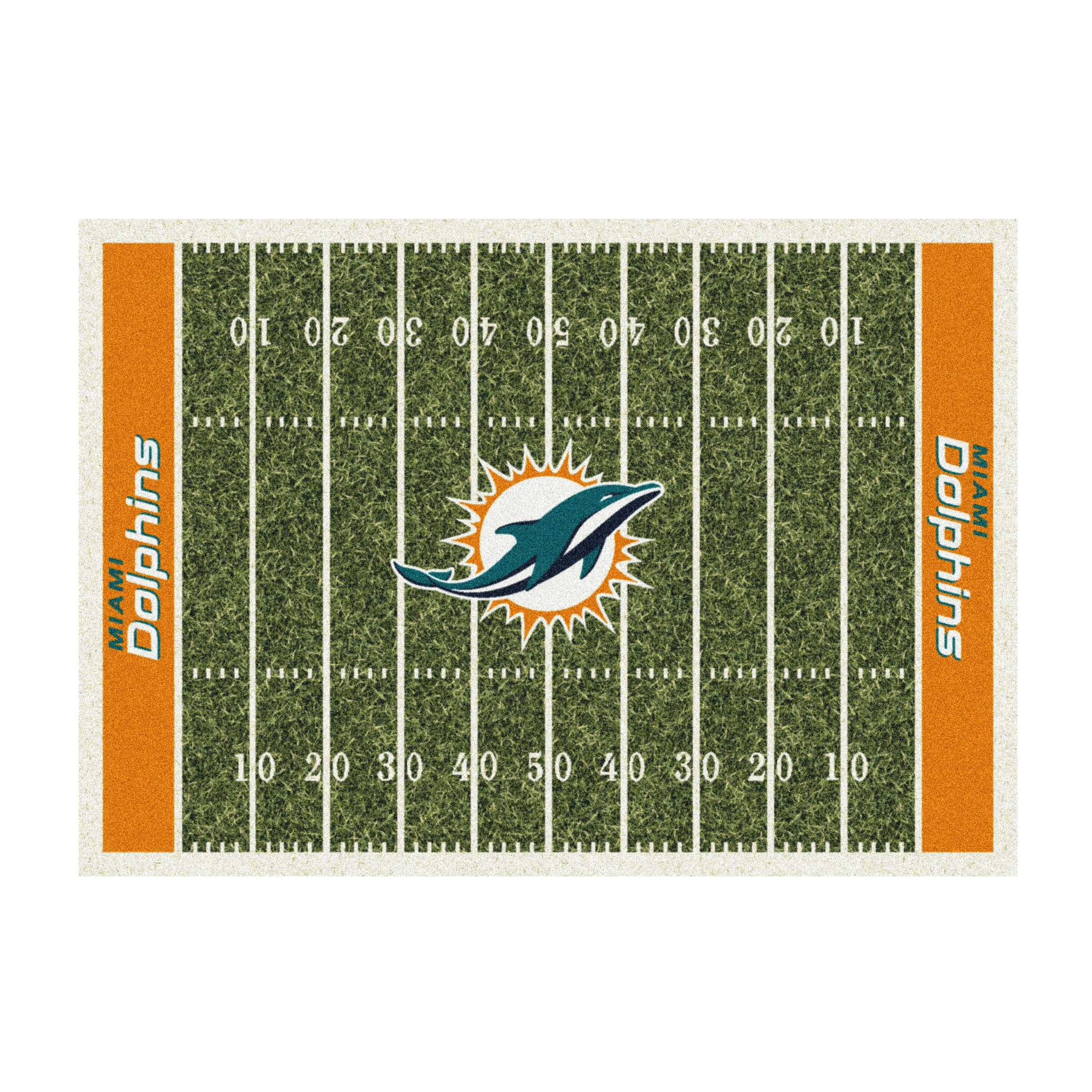 MIAMI DOLPHINS 4X6 HOMEFIELD RUG