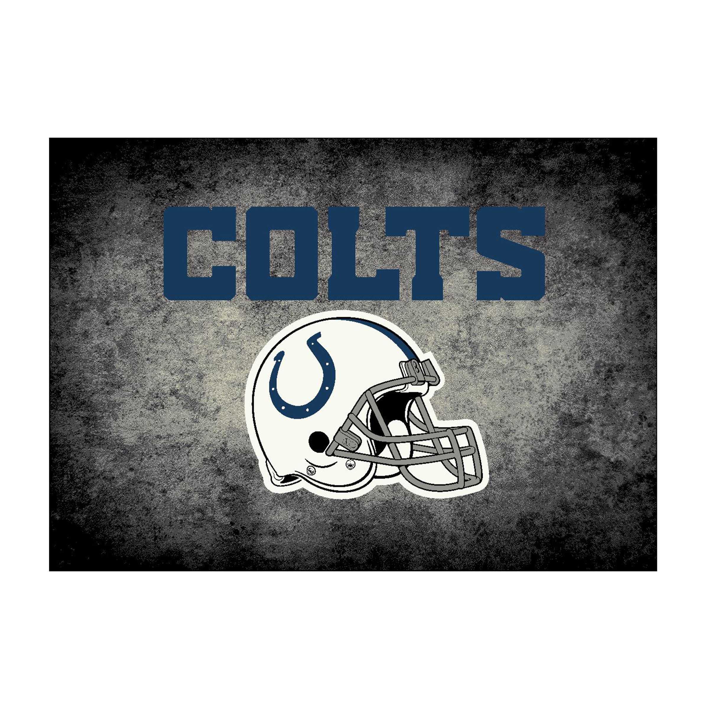 INDIANAPOLIS COLTS 6X8 DISTRESSED RUG