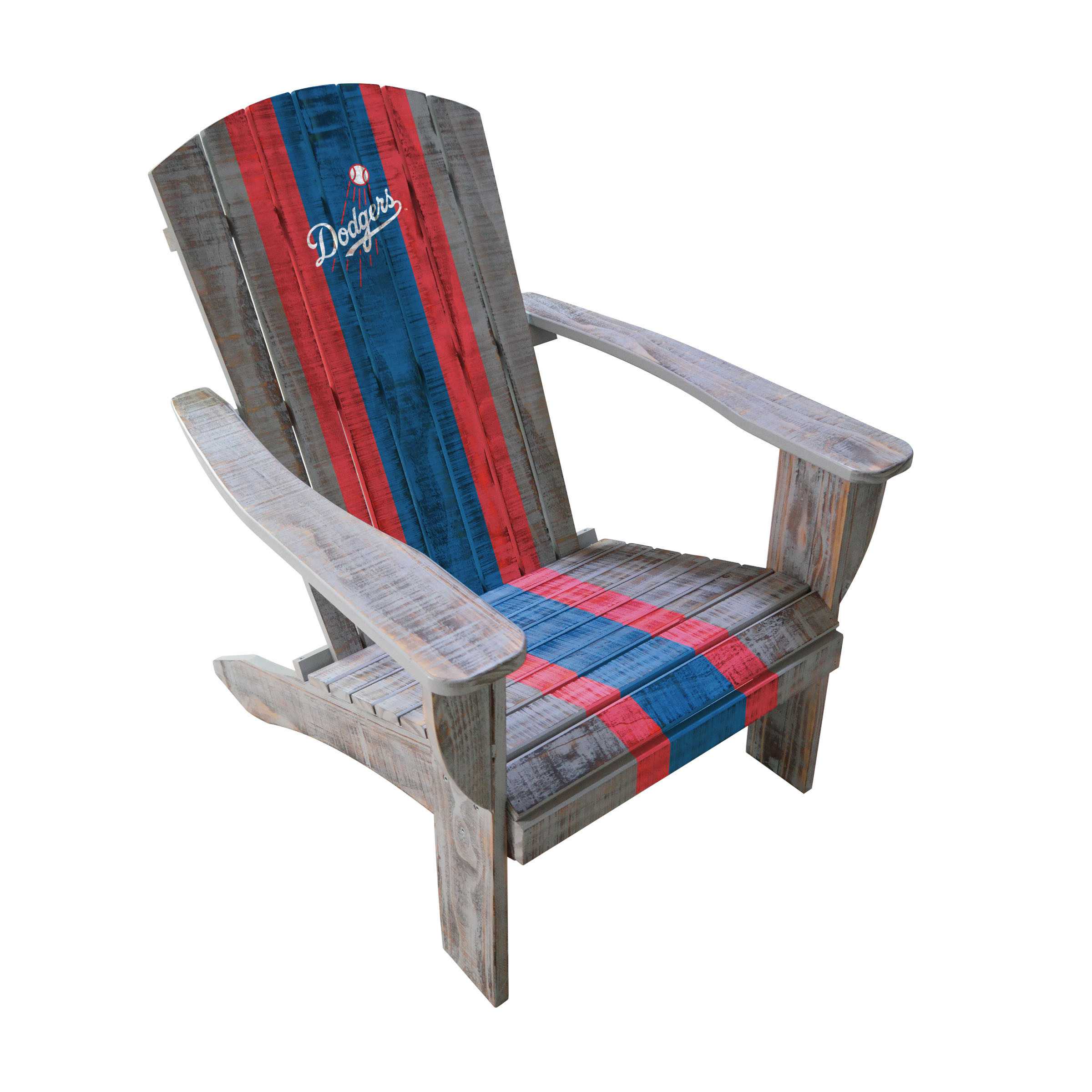 LOS ANGELES DODGERS WOODEN ADIRONDACK CHAIR