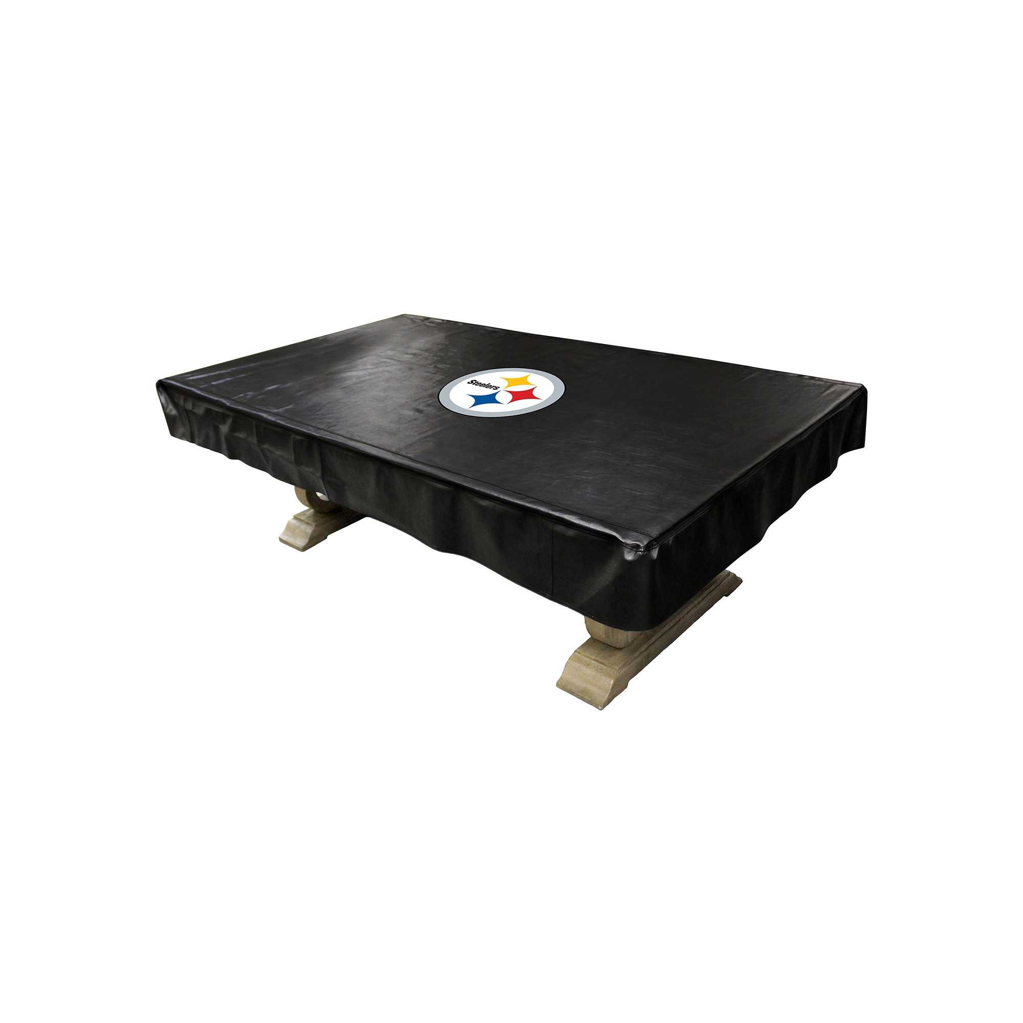 PITTSBURGH STEELERS 8' DELUXE POOL TABLE COVER