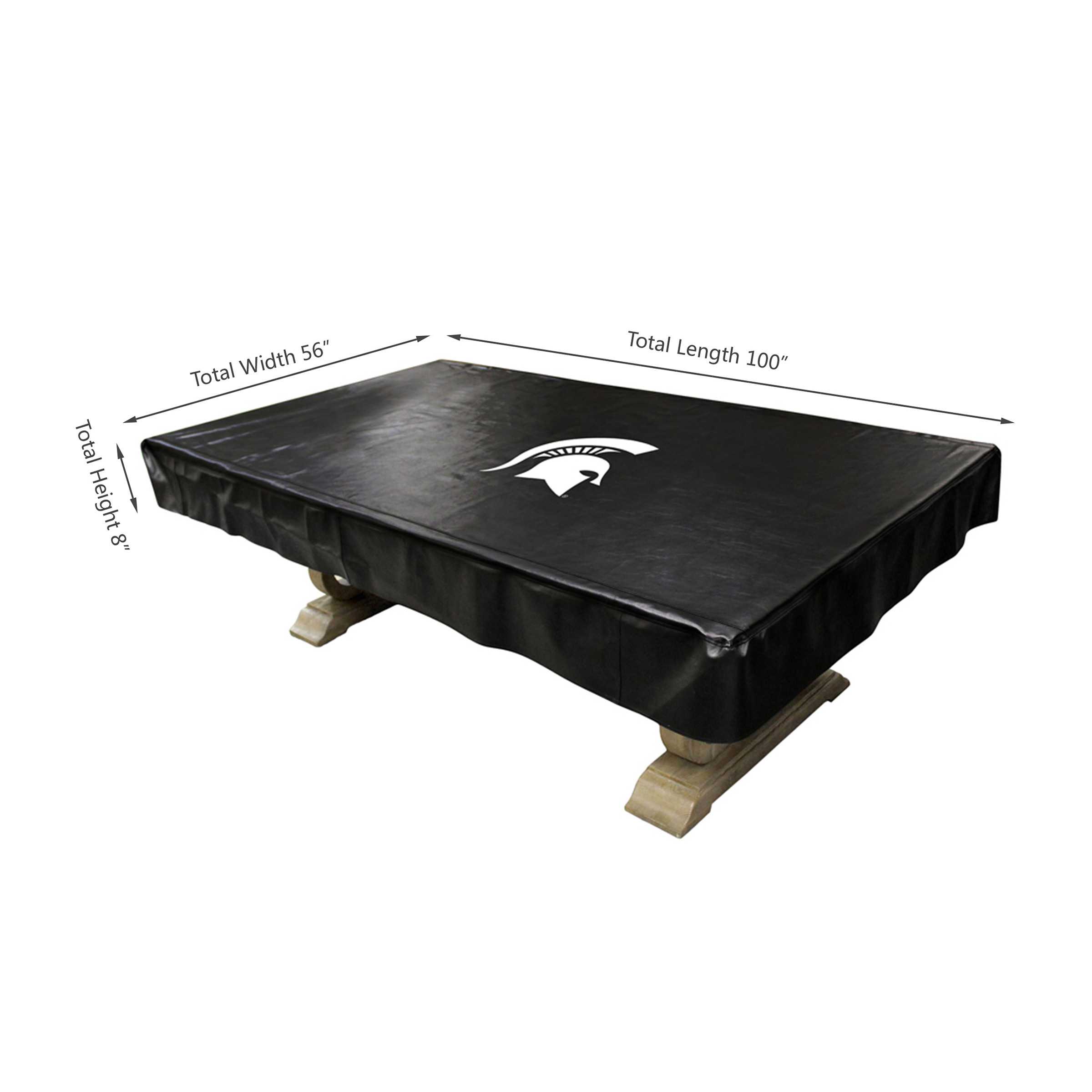 MICHIGAN STATE 8' DELUXE POOL TABLE COVER
