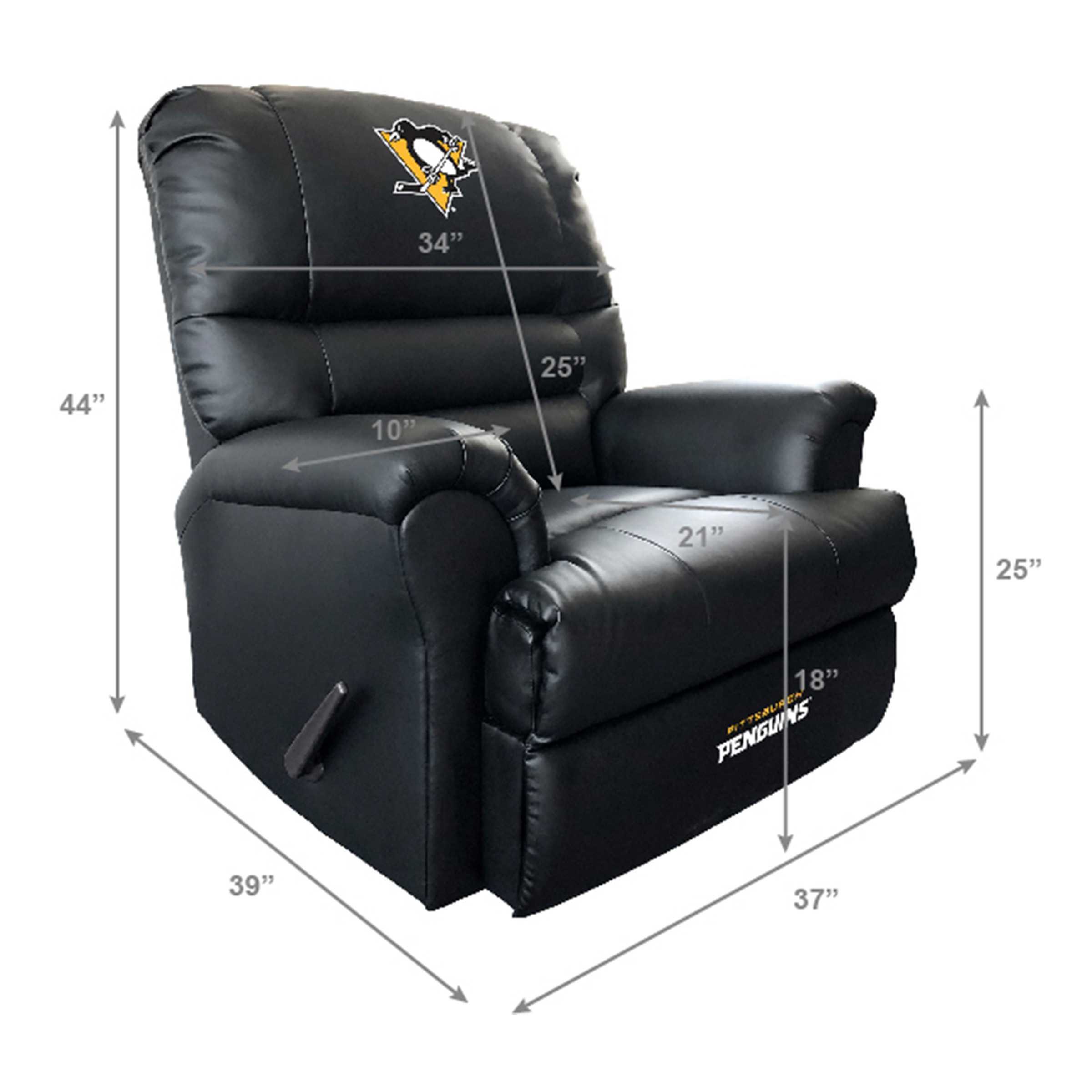 PITTSBURGH PENGUINS SPORTS RECLINER