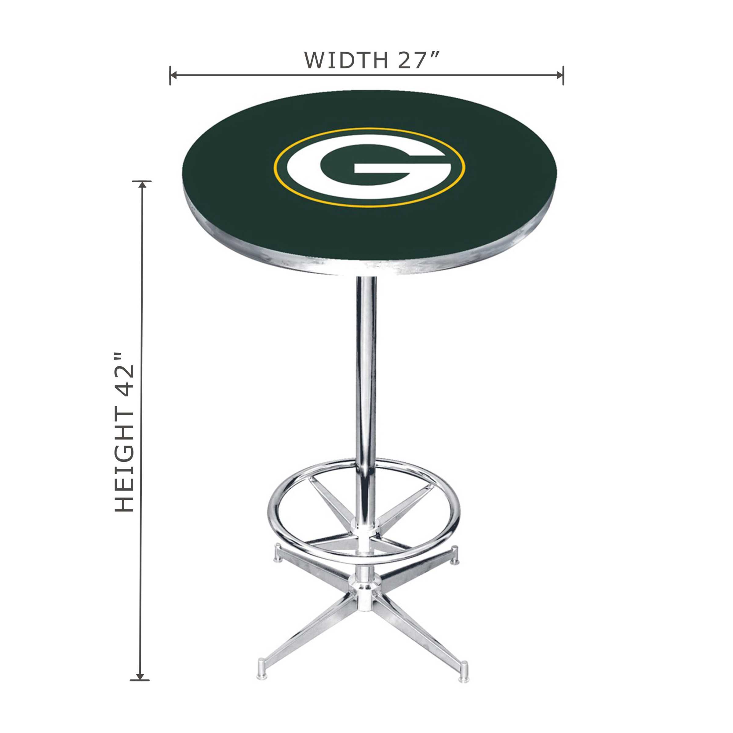 GREEN BAY PACKERS PUB TABLE