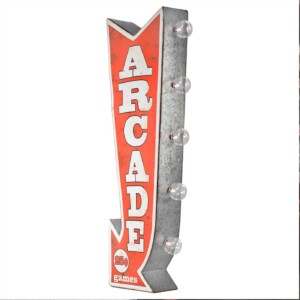 Vintage Two Sided Led Sign - Arcade Games