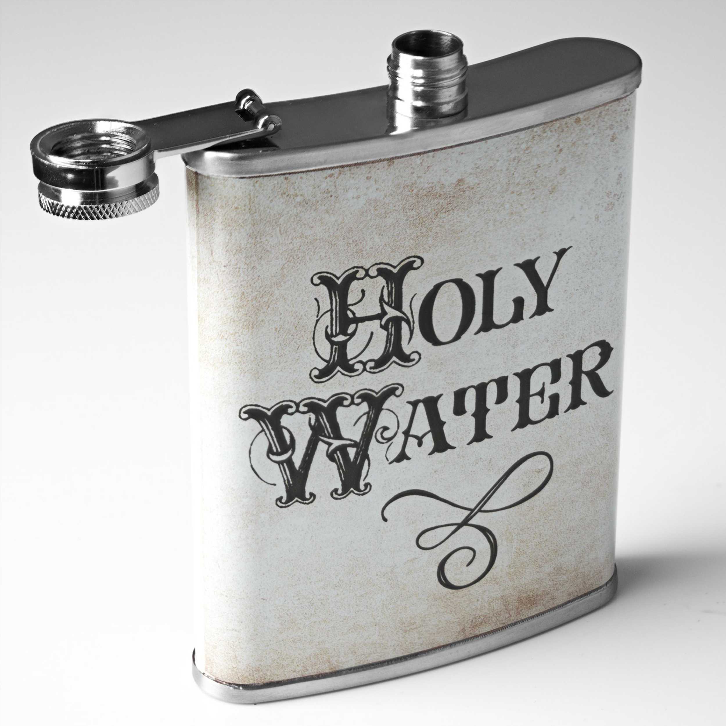 Stainless Steel Flask 8oz - Holy Water