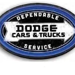 Dodge Car and Trucks Service Oval Shape LED Bar Rope Sign