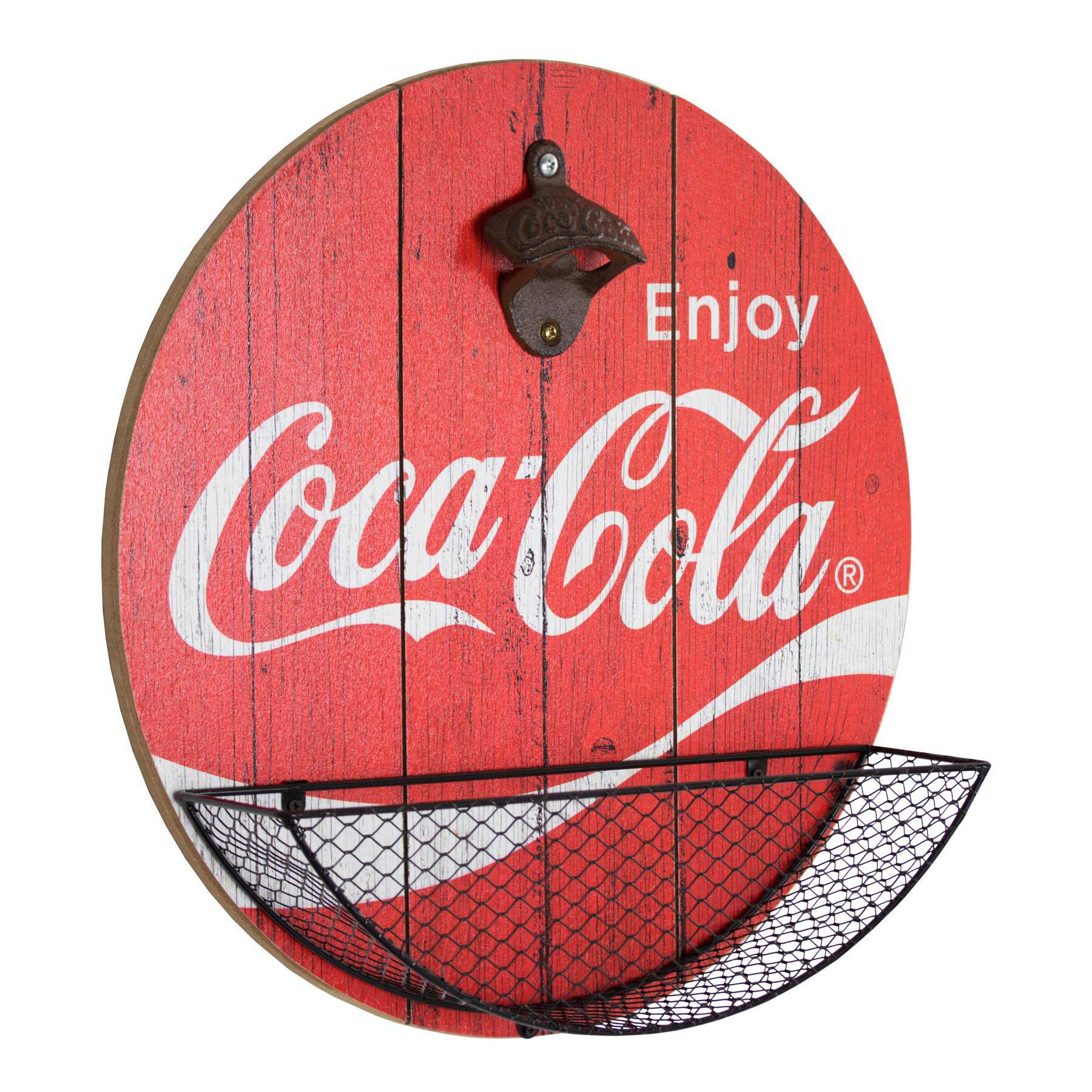 Round Bottle Opener - Coca Cola