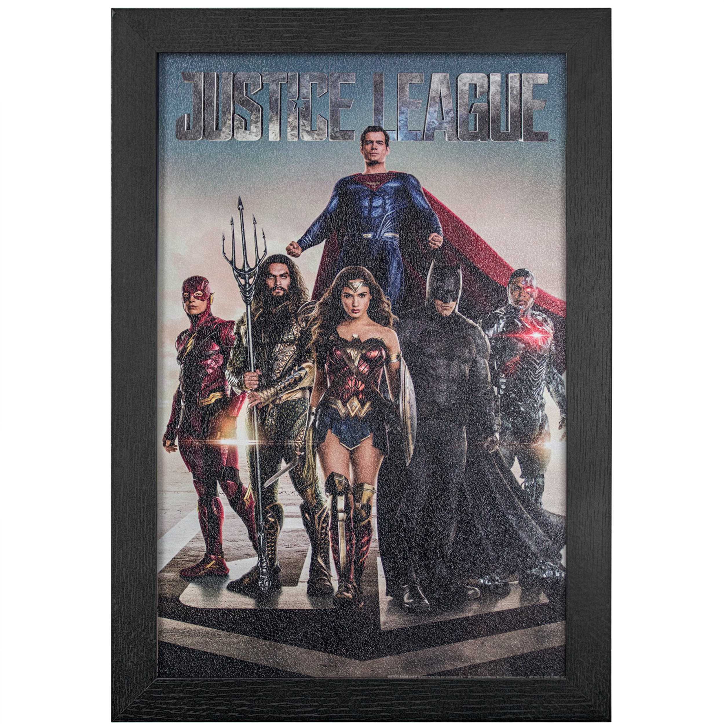 Licensed Framed Art - Justice League
