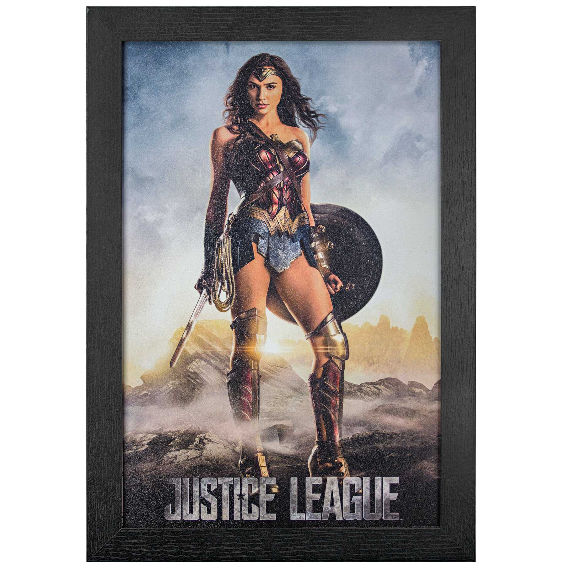 Licensed Framed Art - Justice League Wonder Woman