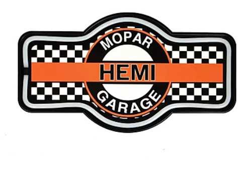 Hemi Mopar Garage Marquee Shape LED Bar Rope Sign