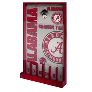 Alabama Crimson Tide Bottle Opener Sign Game