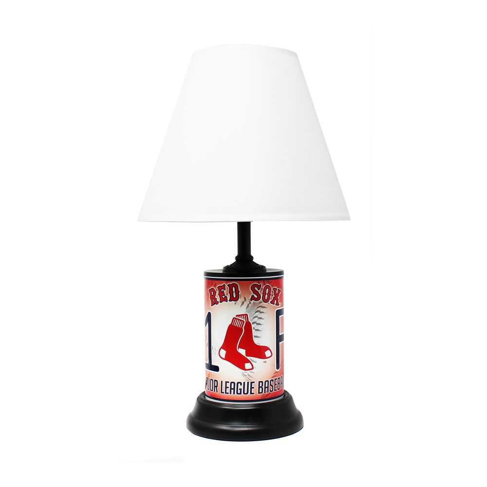 Boston Red Sox Sports Lamp Mymancave, Boston Red Sox Table Lamp