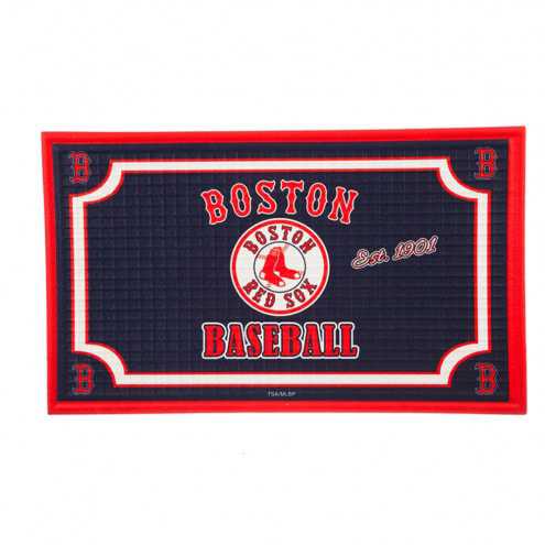 Boston Red Sox Embossed Door Mat
