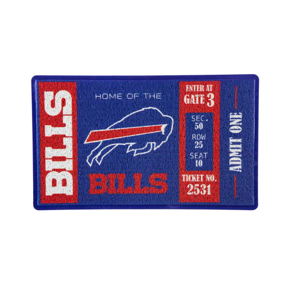 Buffalo Bills Embossed Door Mat Mymancave Store