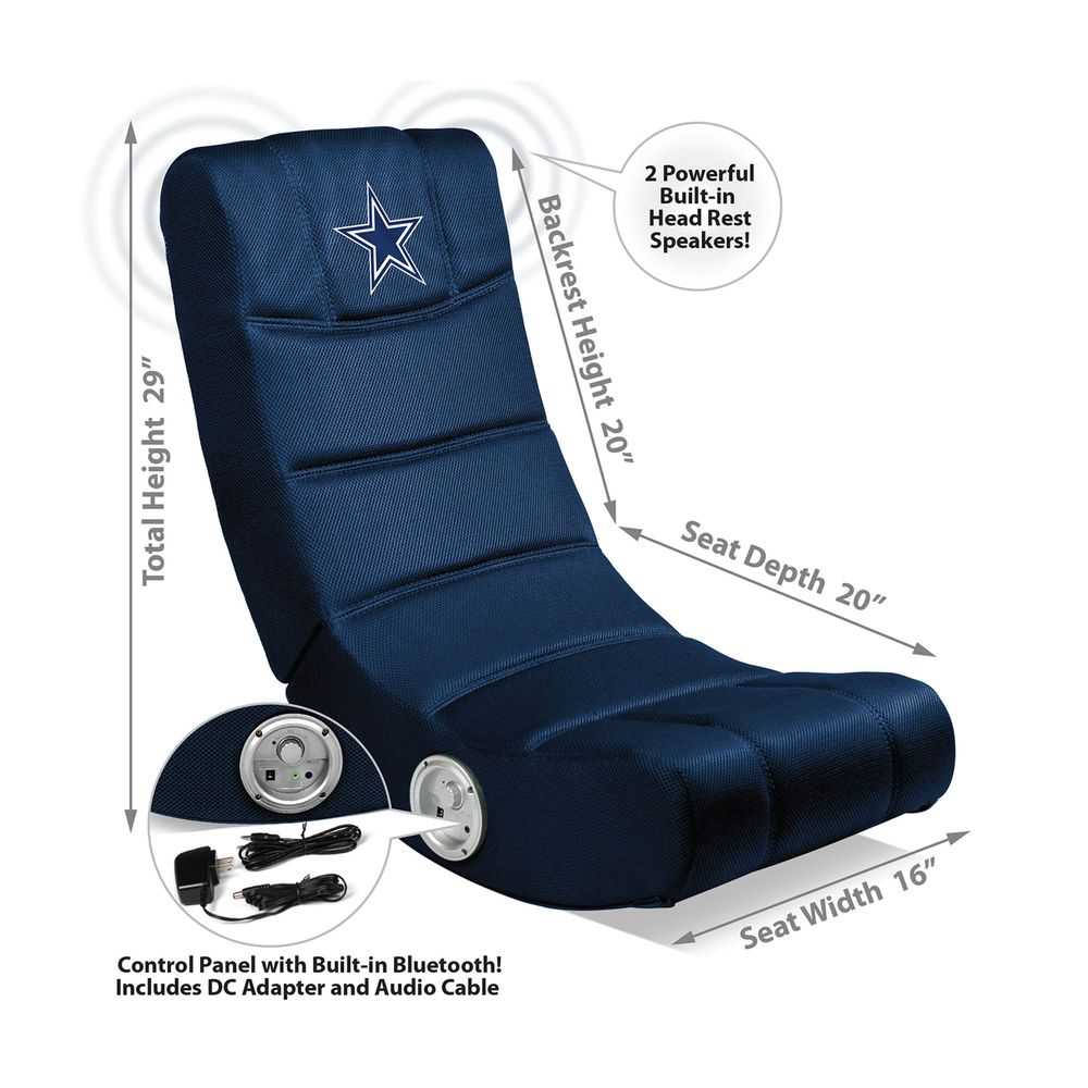 Dallas Cowboys Bluetooth Video Chair