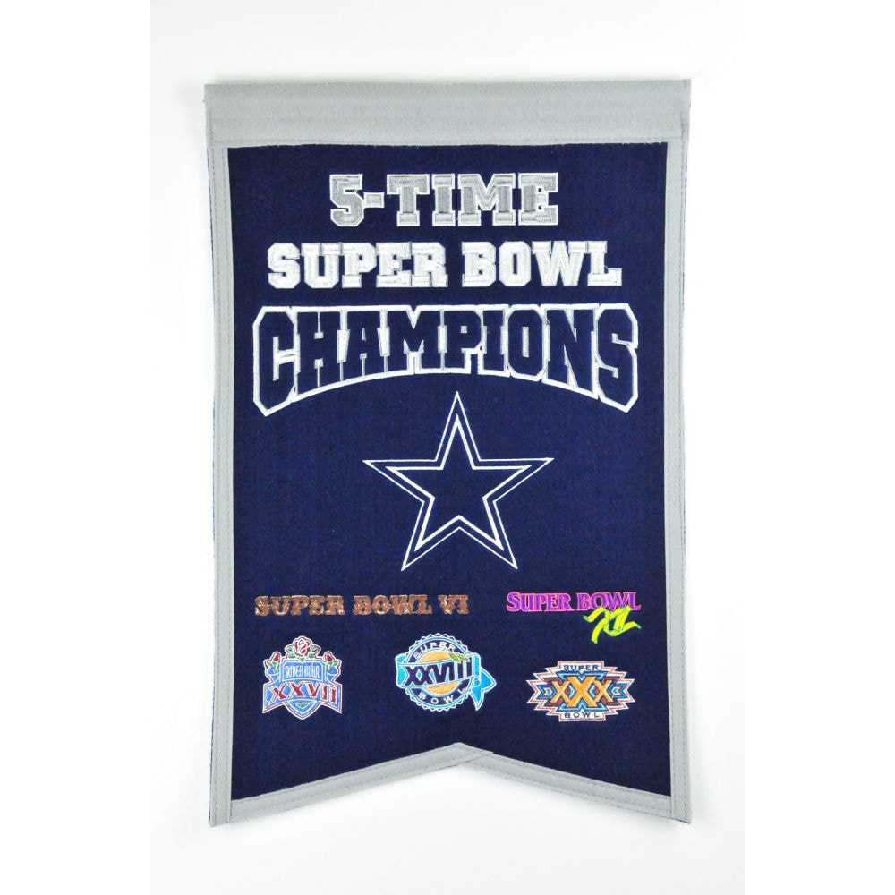 Dallas Cowboys Super Bowl Champions Banner