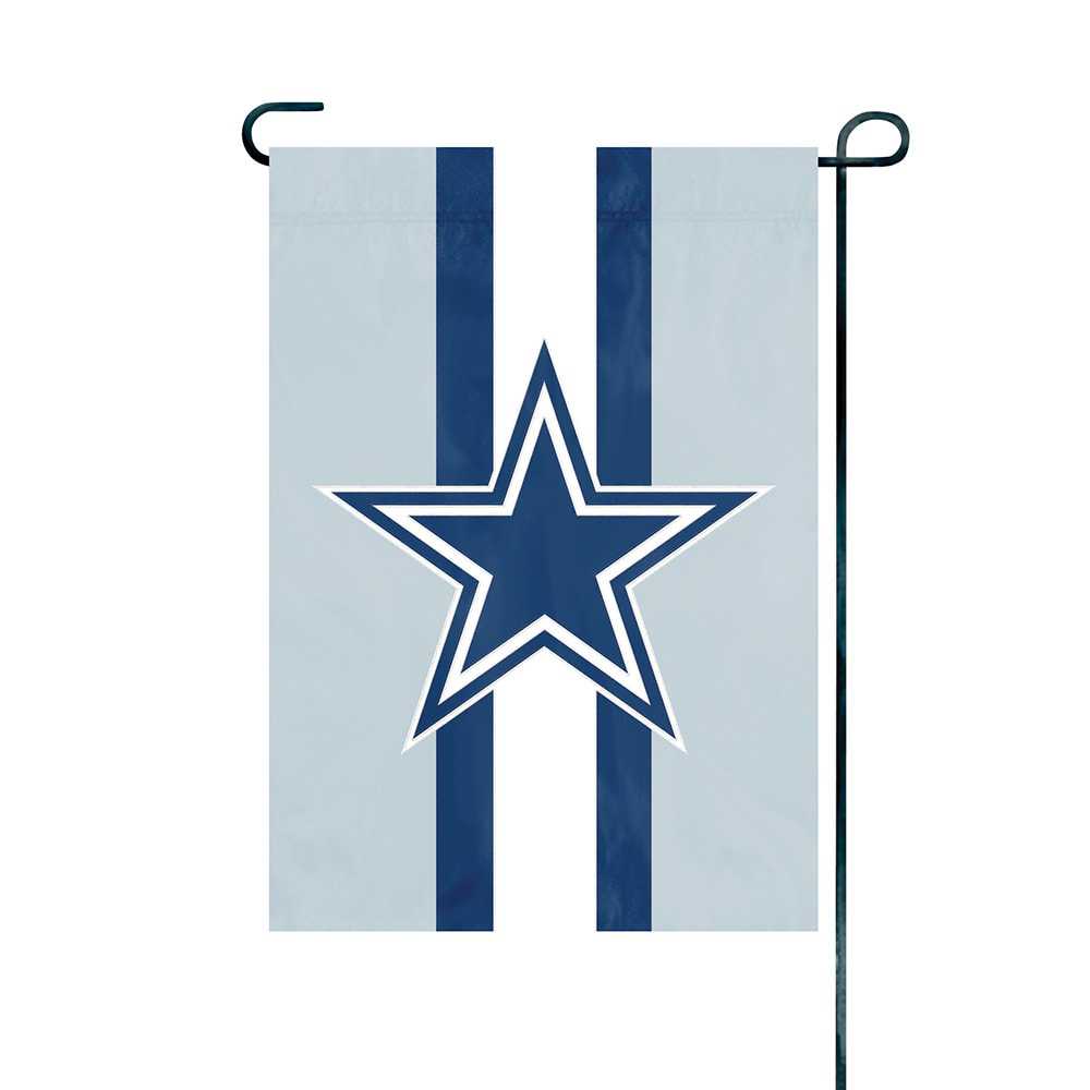 Dallas Cowboys Striped Garden Flag