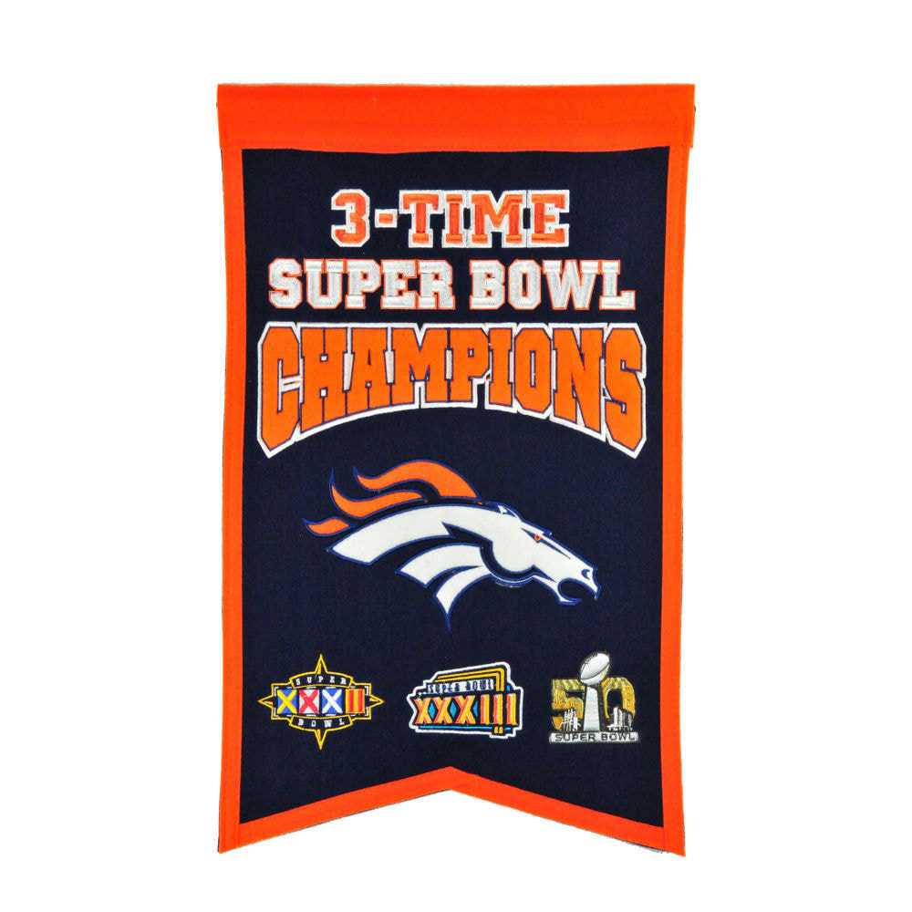 Denver Broncos Super Bowl Champions Banner - Mymancave Store