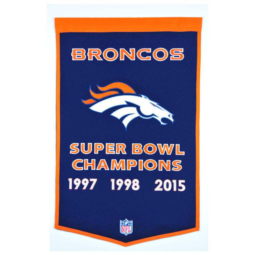 Denver Broncos Dynasty Banner