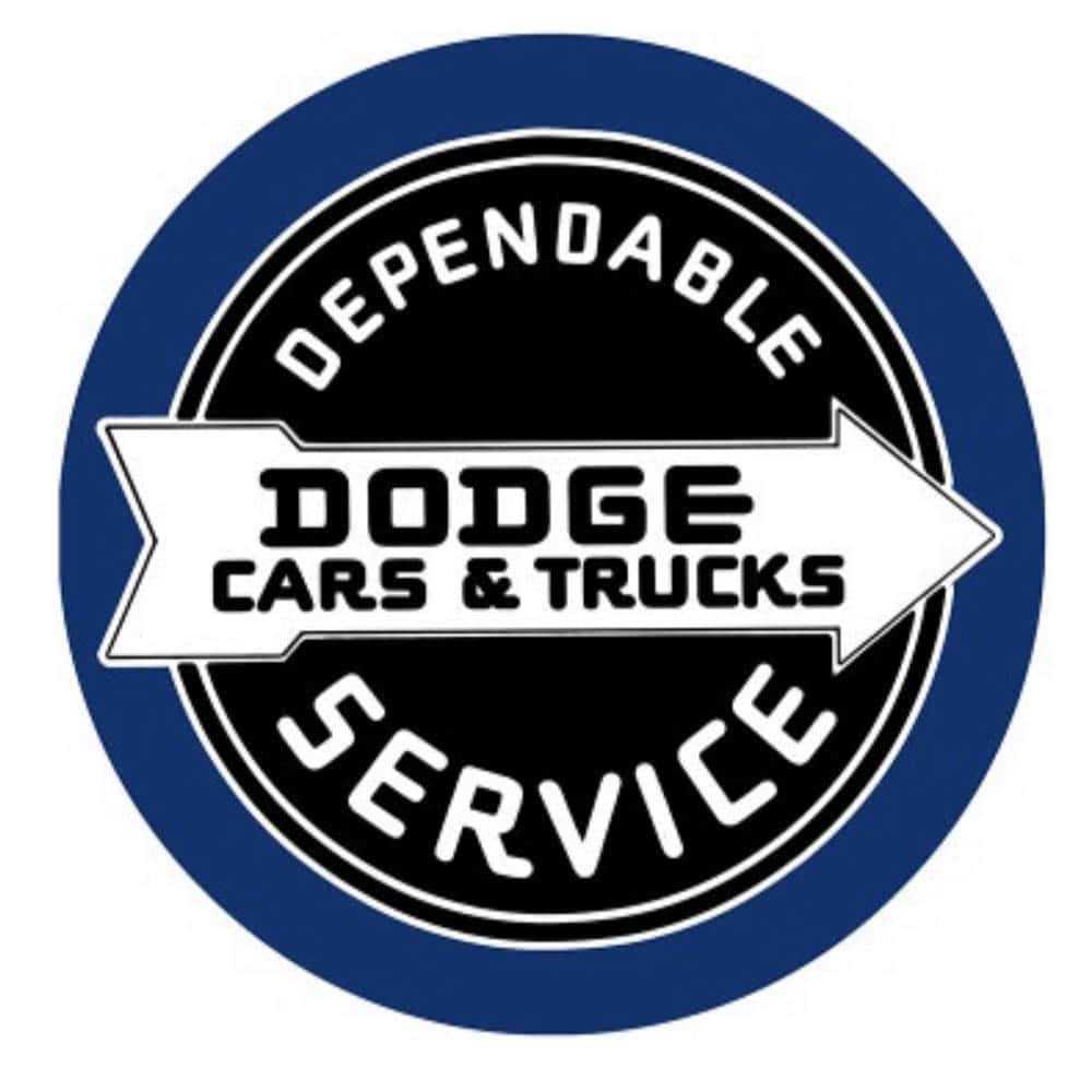 Dodge Service Dome Metal Sign