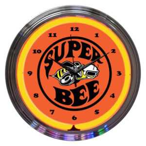 Dodge Super Bee Neon Clock