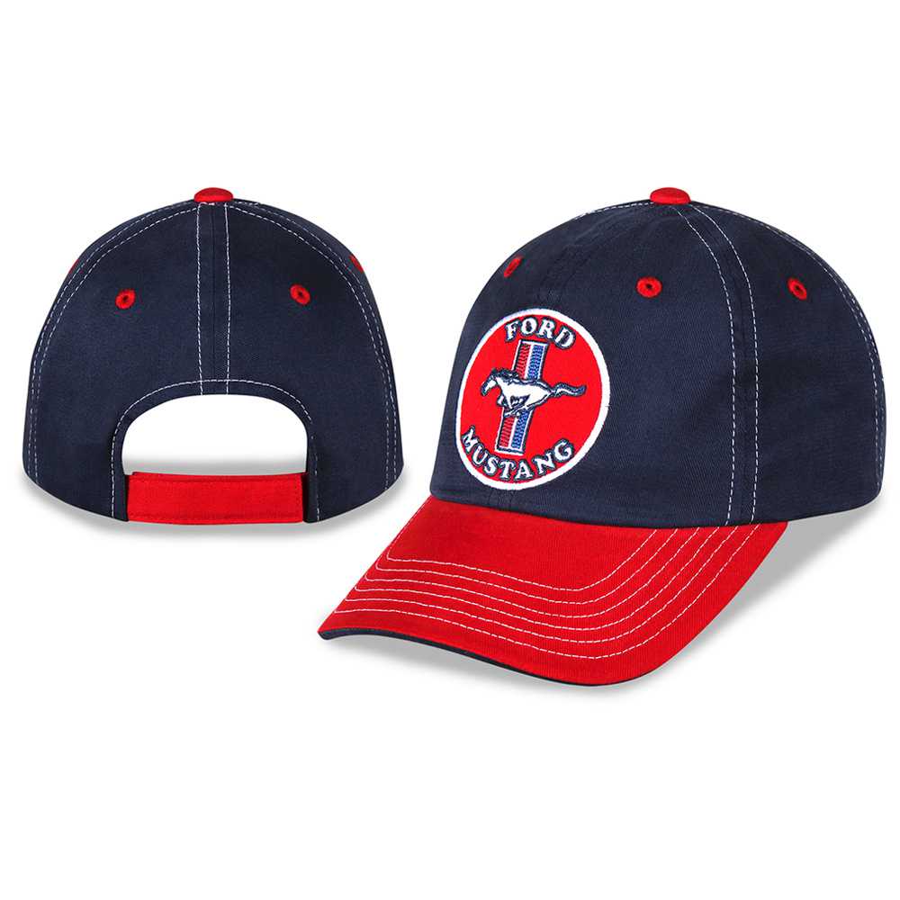 Ford Mustang Hat Red/Navy Color