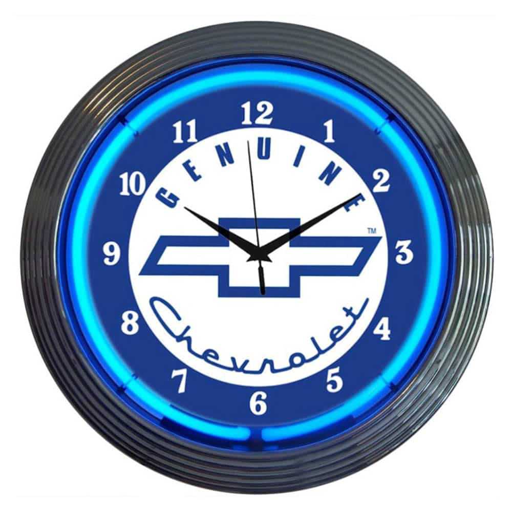 Genuine Chevrolet Neon Wall Clock