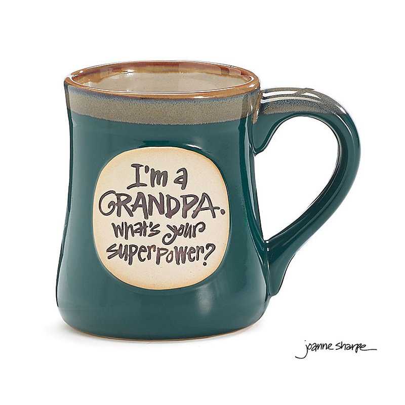 I'm a Grandpa Superpower Porcelain Mug