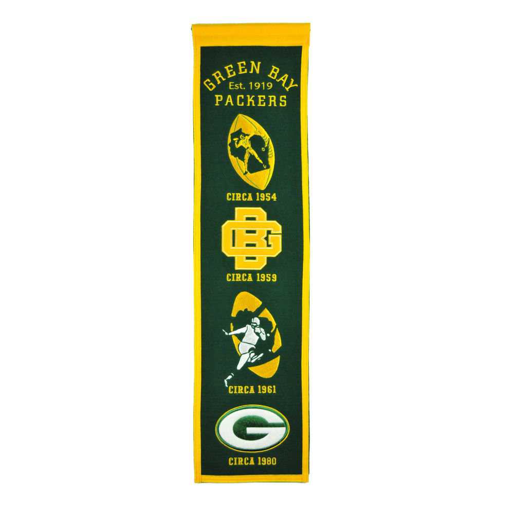 Green Bay Packers Heritage Banner Mymancave Store