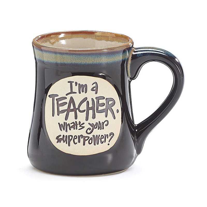 I'm A Teacher Superpower Porcelain Mug