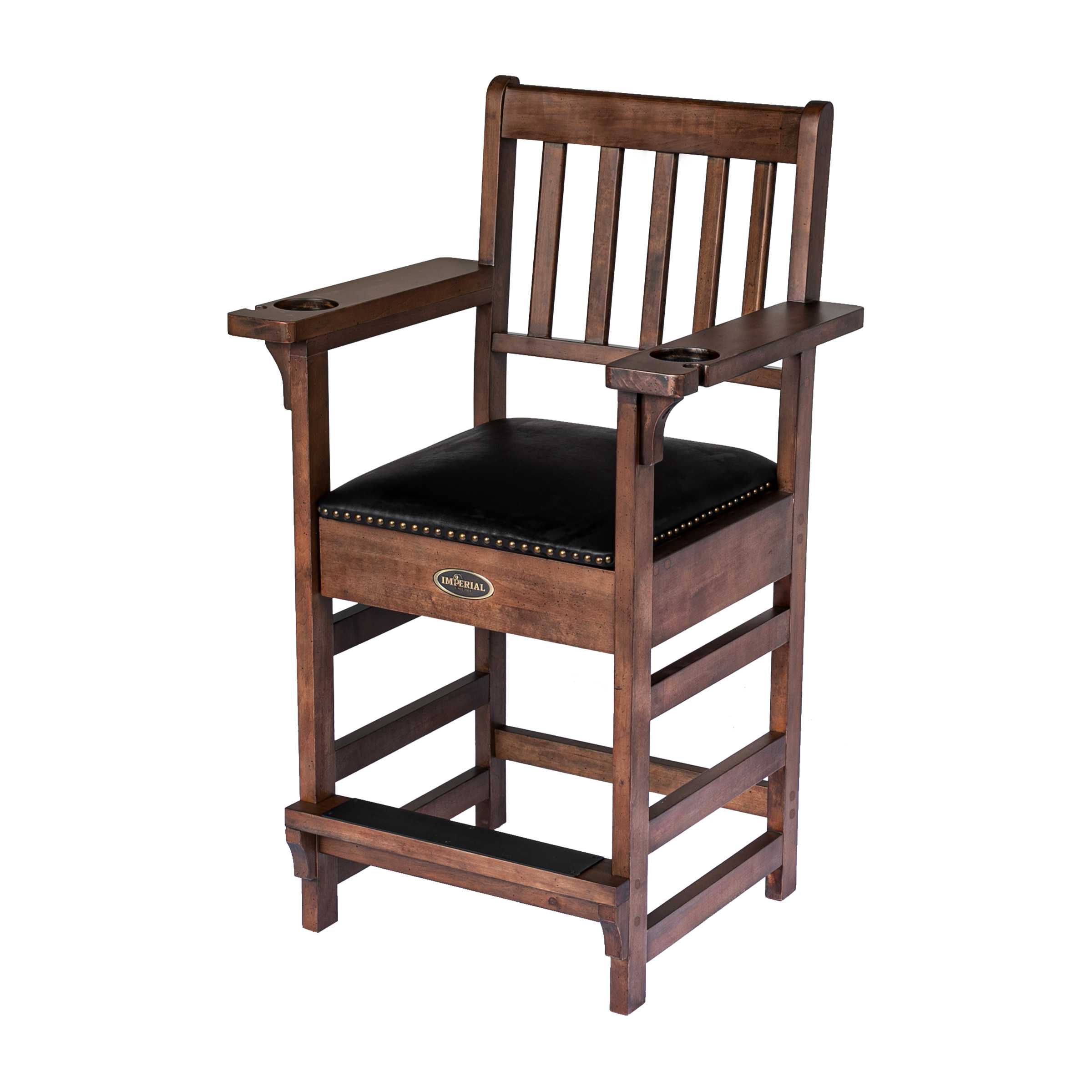 PREMIUM SPECTATOR CHAIR WITH DRAWER WHISKEY