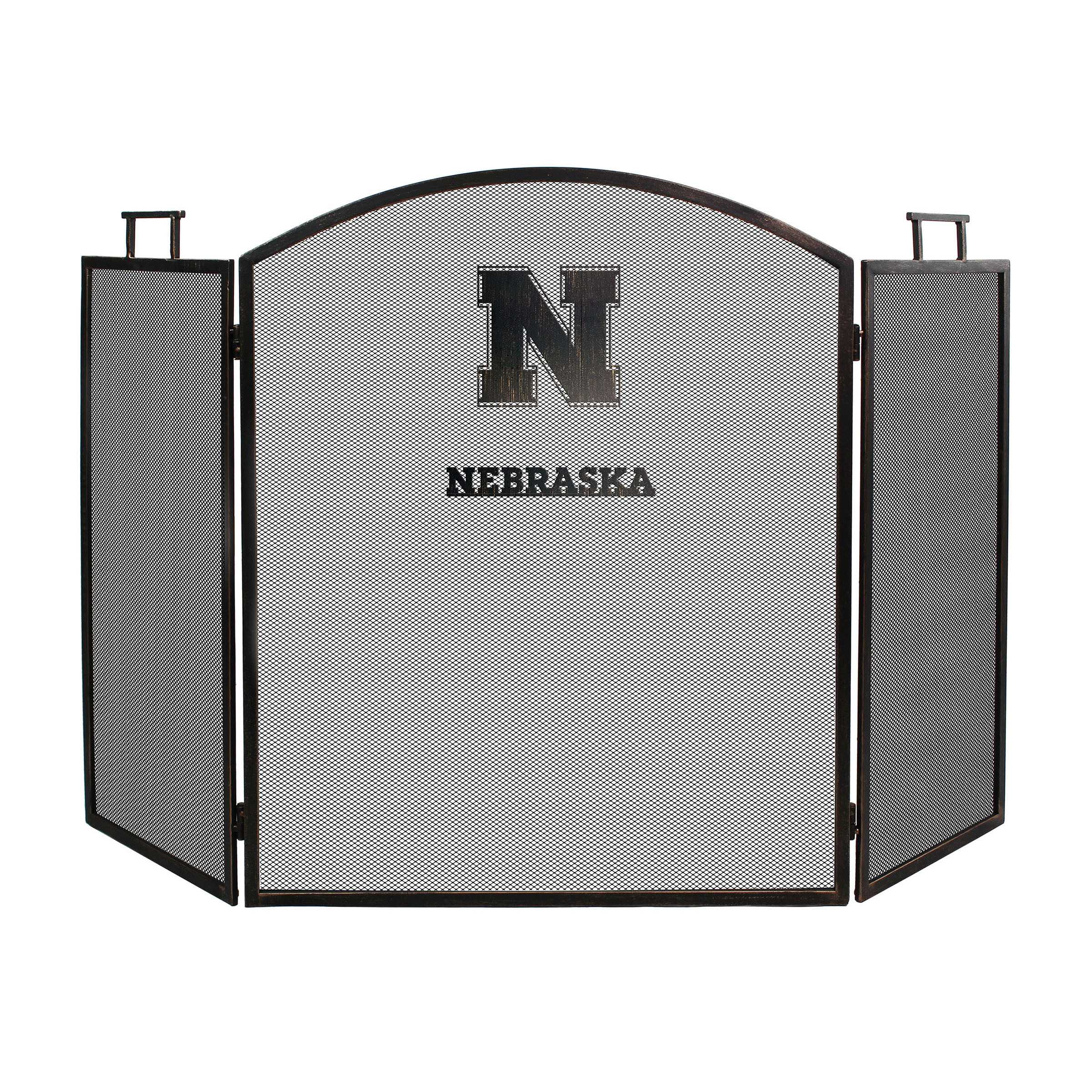 University Of Nebraska Fireplace Screen