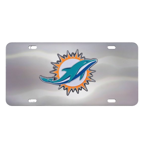 Miami Dolphins Diecast License Plate