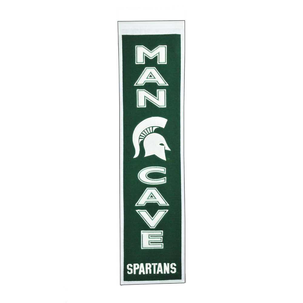 Michigan State Spartans Man Cave Banner