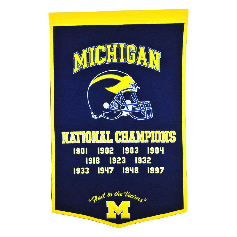 Michigan Wolverines Dynasty Banner
