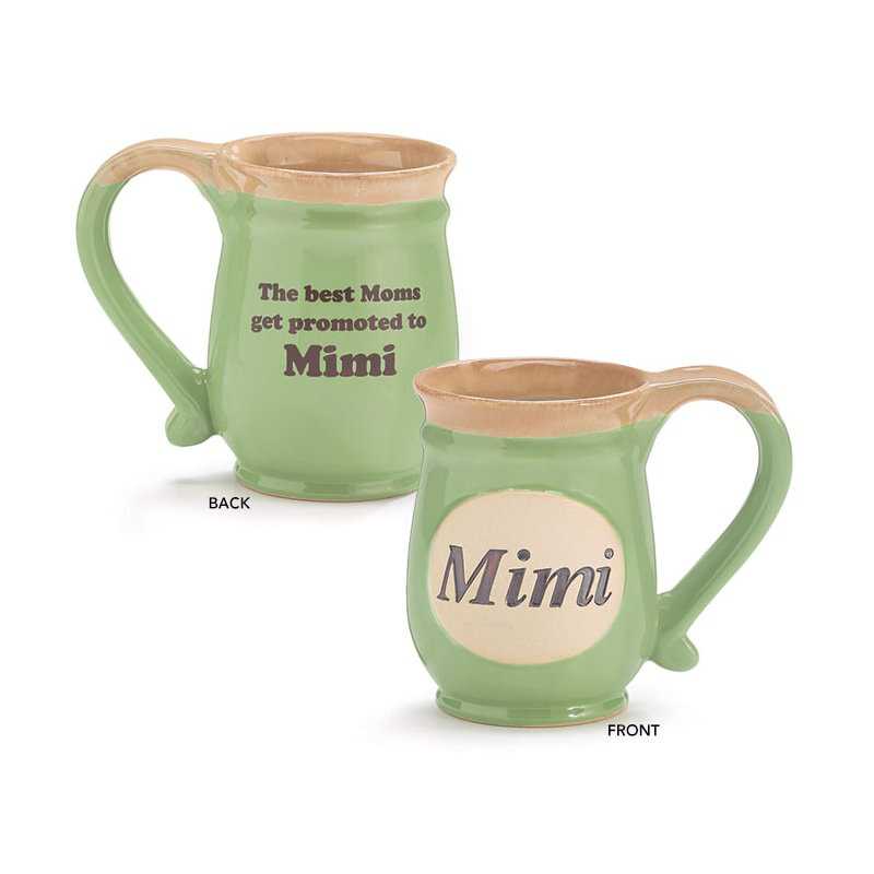 Mint Green Mimi/Message Porcelain Mug