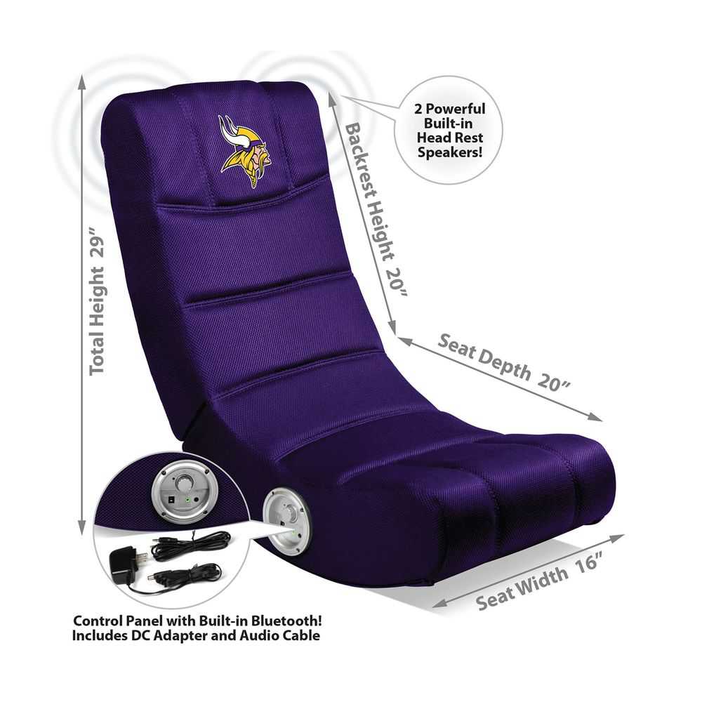 Minnesota Vikings Bluetooth Video Chair