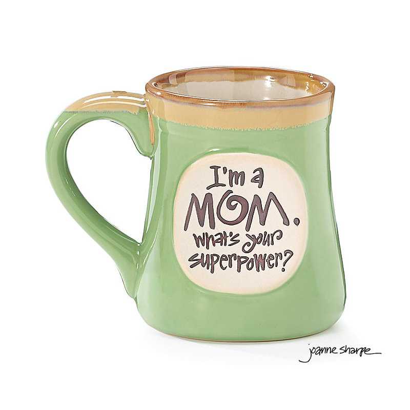 Mom Superpower Porcelain Mug