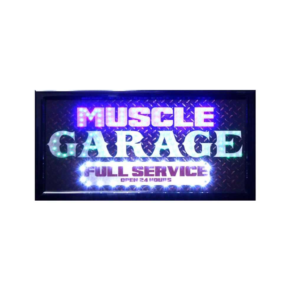 Muscle Garage Full Service LED Sign