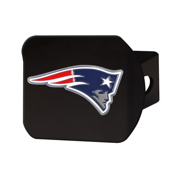 New England Patriots Hitch Cover-Black