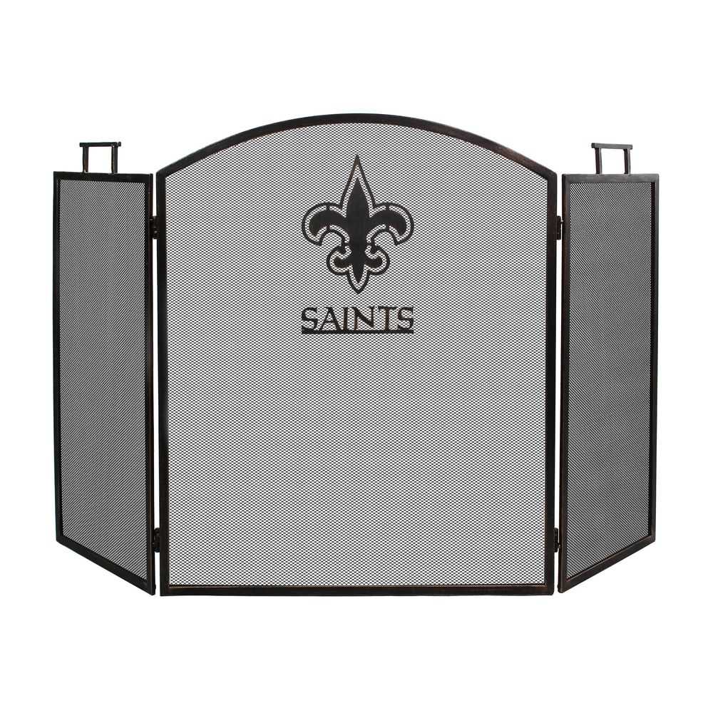 New Orleans Saints Fireplace Screen
