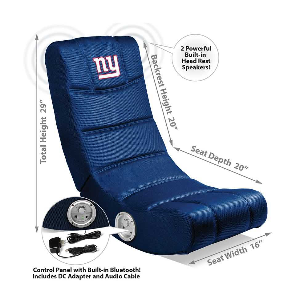 New York Giants Bluetooth Video Chair